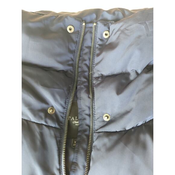 Talbot Petites | Navy Cowl Neck Full Zip Puffer Vest | XL - Picture 7 of 7